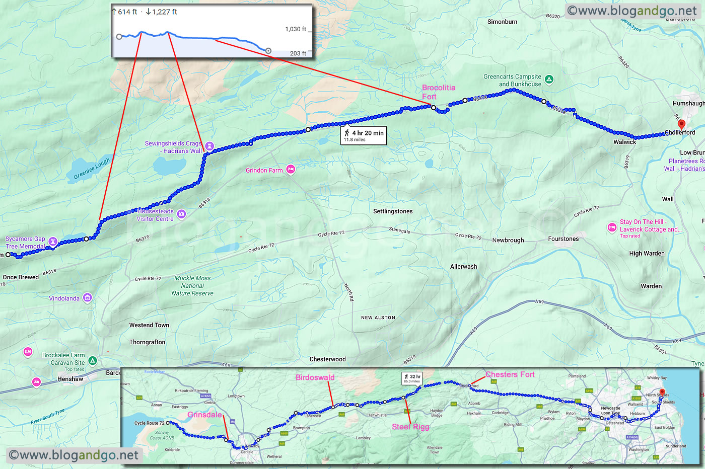 Hadrian's Wall Path - Steel Rigg to Chesters